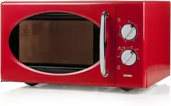 Bol.com Domo DO2925 - Solo Magnetron - Retro - Rood aanbieding