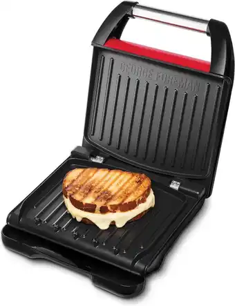 Bol.com George Foreman 25030-56 Steel Grill Compact - Contactgrill aanbieding