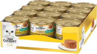 Bol.com Gourmet Gold Hartig Torentje - Kattenvoer Natvoer - Kip & wortel - 24 x 85 g aanbieding