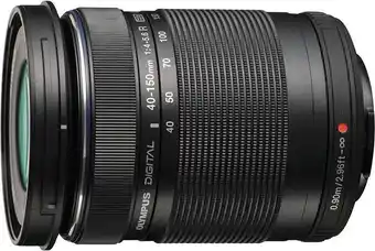 Bol.com Olympus M ZUIKO Digital + ED M 40-150 mm - f/4-5.6 R - Zwart aanbieding