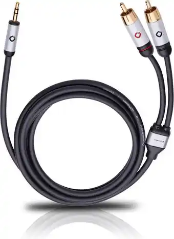 Bol.com Oehlbach Mobiele audiokabel, 3,5 mm jack naar cinch lengte 1,5 meter aanbieding