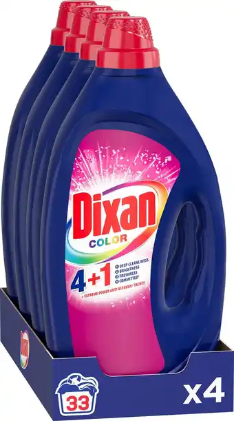 Bol.com Dixan - Color - Vloeibaar Wasmiddel - Gekleurde Was - Voordeelverpakking - 4 x 33 Wasbeurten aanbieding