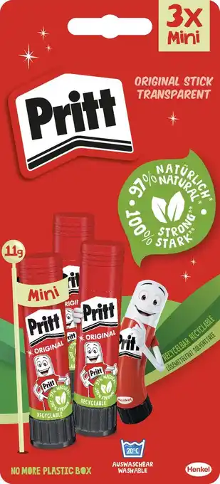 Bol.com Pritt Original 3x11 g Blistercard aanbieding