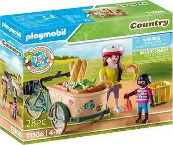 Bol.com PLAYMOBIL Country Vrachtfiets - 71306 aanbieding