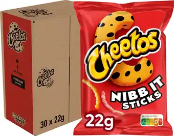 Bol.com Cheetos Nibb-It Sticks - Chips - 30 x 22 gram aanbieding