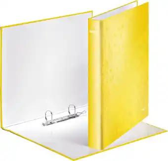 Bol.com Leitz Ringbinder Leitz WOW A4+ 2DR 25mm yellow aanbieding