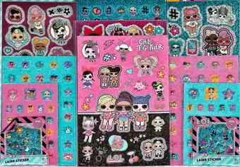 Bol.com L.O.L SURPRISE! - STICKER SET - 500 STICKERS - LOL SURPRISE! - MEER DAN 500 STICKERS aanbieding