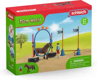 Bol.com Schleich FARM WORLD - Pony agility wedstrijd - Speelfigurenset - Kinderspeelgoed voor Jongens en Meisjes - 3 tot 8 jaar aanbieding