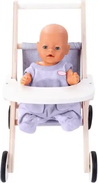 Bol.com Engelhart Poppenwandelwagen grijs/blauw aanbieding