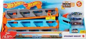 Bol.com Hot Wheels City - Transportwagen voor speelgoedauto - Met 3 autos aanbieding