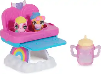 Bol.com Hatchimals Alive - Hungry Hatchimals-speelset met kinderstoel en 2 minifiguren in eieren die zelf uitkomen aanbieding