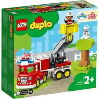 Bol.com LEGO DUPLO Town Brandweerauto, Educatief Peuter Speelgoed met Dierenfiguur - 10969 aanbieding