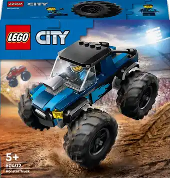 Bol.com LEGO City Blauwe monstertruck - 60402 aanbieding