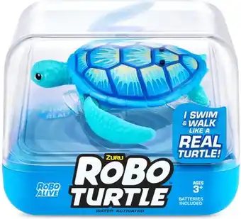 Bol.com Zuru - RoBo Alive - Robot Huisdier - Turtle Schildpad - Blauw aanbieding
