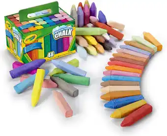 Bol.com Crayola - 48 Stoepkrijt - Heldere en intense kleuren - Gemakkelijk te wassen aanbieding