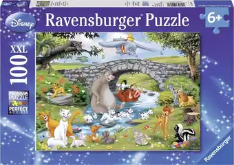 Bol.com Ravensburger puzzel Disney Familie Animal Friends - Legpuzzel - 100 stukjes aanbieding