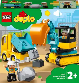 Bol.com LEGO DUPLO Truck & Graafmachine met rupsbanden - 10931 aanbieding