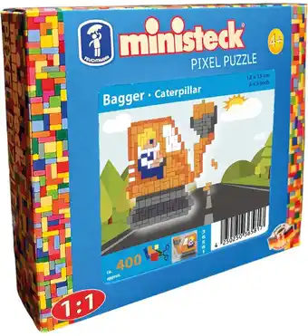 Bol.com Ministeck Ministeck Caterpillar - Small Box - 400pcs aanbieding