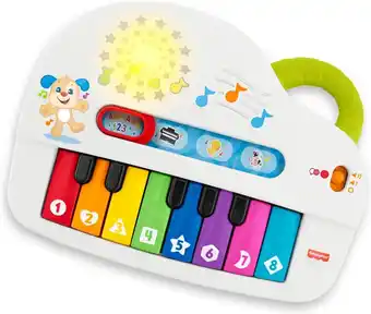 Bol.com Fisher-Price Leerplezier Silly Sounds Light-Up Piano - Baby Speelgoed aanbieding