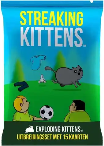 Bol.com Streaking Kittens - Exploding Kittens Uitbreiding - Nederlandstalig Kaartspel aanbieding