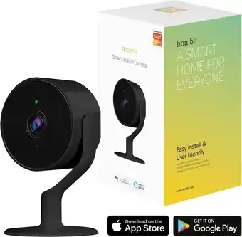 Bol.com Hombli Slimme Binnencamera - 1080P Full HD - Bewegingsdetectie - Nachtzicht - Tweeweg audio - Werkt met Alexa, Google Assiste aanbieding