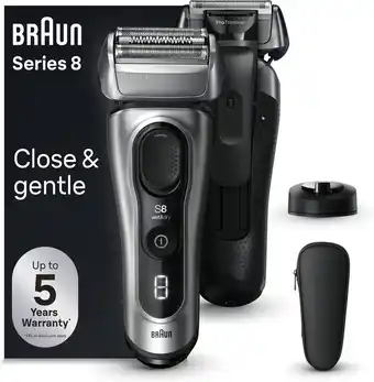 Bol.com Braun Series 8 8517s - Wet & Dry Elektrisch Scheerapparaat - Oplaadstandaard - Zilver aanbieding