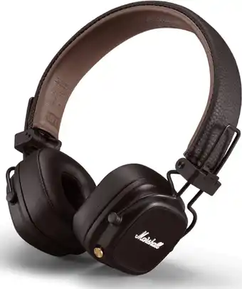 Bol.com Marshall Major IV - Draadloze On-ear Koptelefoon - Bruin aanbieding