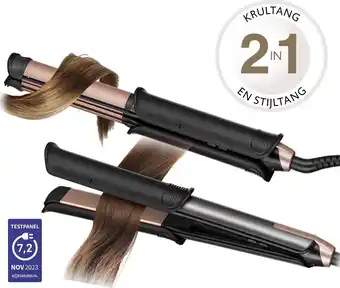 Bol.com Remington ONE Straight & Curl Stijltang & Krultang in 1 - S6077 aanbieding