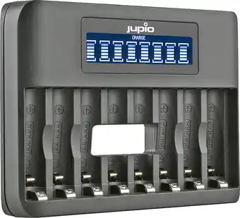 Bol.com Jupio USB 8-slots Octo Battery Charger LCD aanbieding