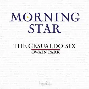 Bol.com The Gesualdo Six Owain Park - Morning Star (CD) aanbieding