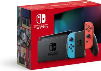 Bol.com Nintendo Switch Console - Blauw / Rood aanbieding
