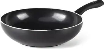 Bol.com GreenChef Diamond wokpan 28cm - zwart - inductie - PFAS-vrij aanbieding