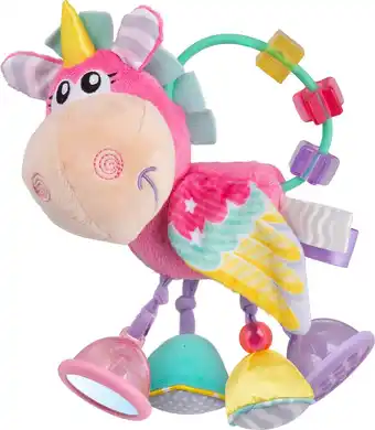 Bol.com Playgro Clip Clop Rammelaar Unicorn Eenhoorn Roze - Activiteitenspeeltje - Kraamkado aanbieding