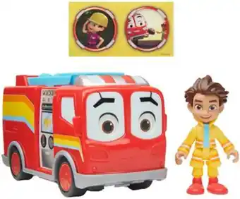 Bol.com Disney Junior Vuur Vriendjes - Interactieve Brandweerauto Flash & Bo met oogbewegingen aanbieding