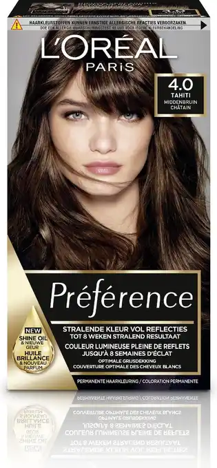 Bol.com Préférence 4.0 Tahiti Middenbruin Permanente Haarverf aanbieding