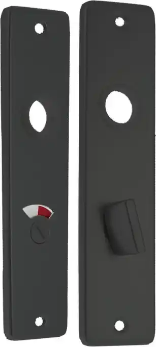 Bol.com Starx WC- Schild - Kortschild met WC-Slot (WC63/8) - Aluminium – Zwart aanbieding