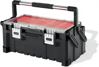 Bol.com Keter Cantilever Combo Gereedschapsorganiser - 26L - 56,7x31,4xx24,5cm - Zwart aanbieding