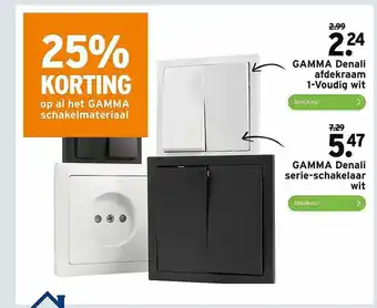 GAMMA Gamma Denali afdekraam aanbieding