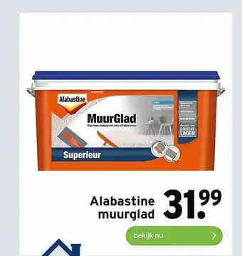 GAMMA Alabastine muurglad aanbieding