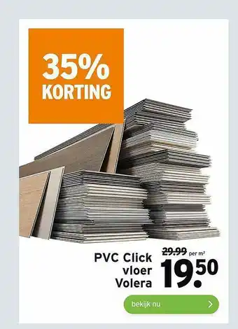 GAMMA PVC Click vloer Volera aanbieding