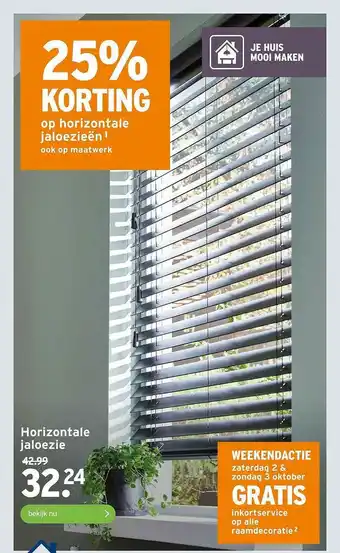 GAMMA Horizontale jaloezie aanbieding