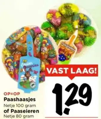 Vomar Voordeelmarkt Paashaasjes of Paaseieren aanbieding