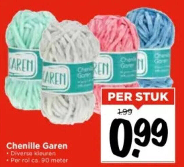 Ilauke Chenille Garen Set - 12 Kleuren Zachte Breiwol