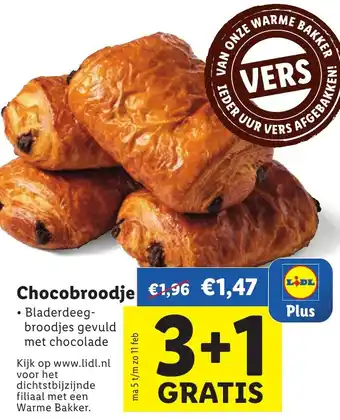 Lidl Chocobroodje aanbieding