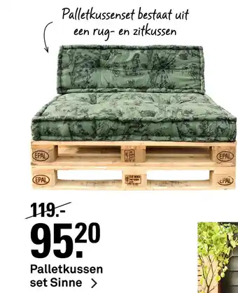 Karwei Palletkussen set Sinne aanbieding