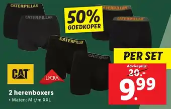 Lidl CAT 2 herenboxers aanbieding