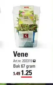 Sligro Vene 67 gram aanbieding