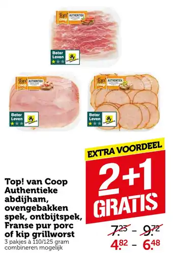 Coop Top! van coop authentieke abdijham aanbieding