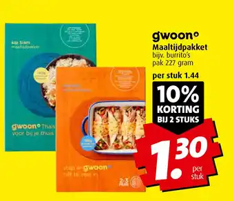 Boni Gwoon maaltijdpakket aanbieding