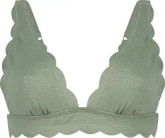 Bol.com Hunkemoller Scallop triangle Dames Bikinitopje - Maat M aanbieding